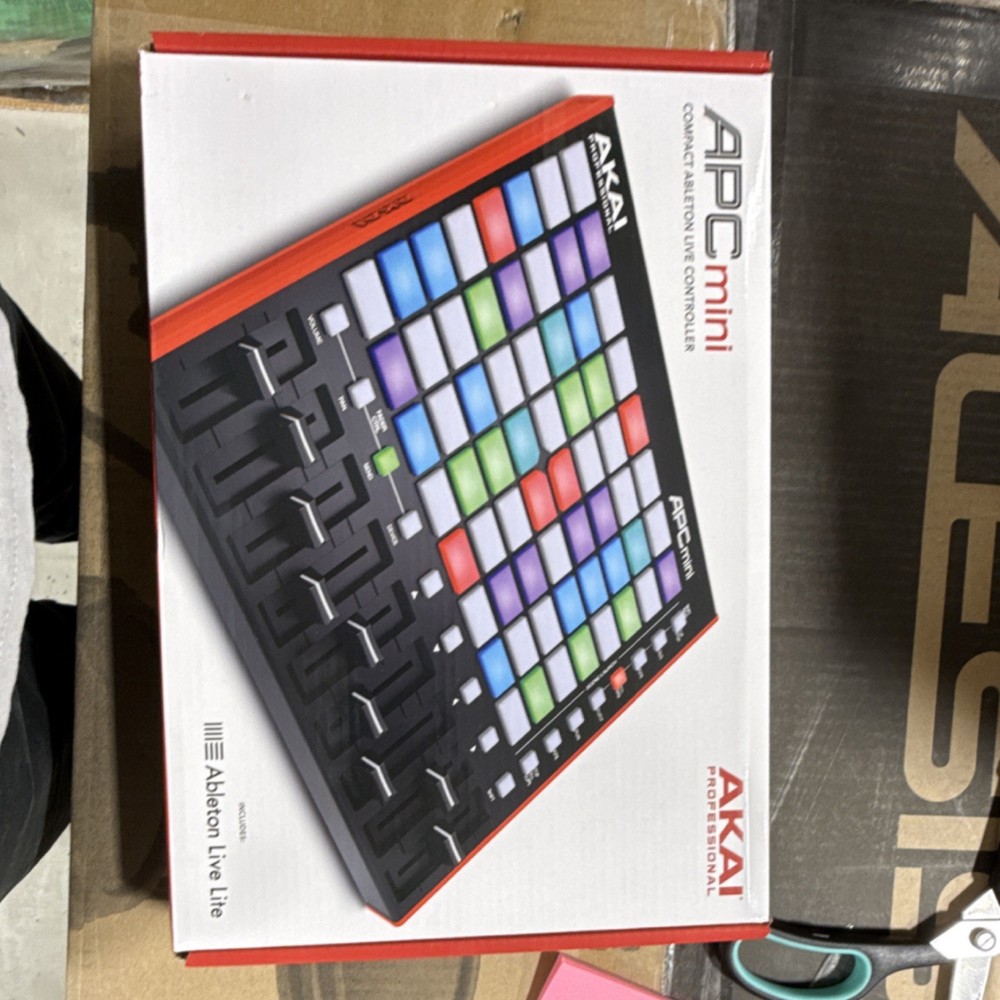 Akai APC mini Pad Controller 64 Pad Triggers Faders USB Compatible Digital