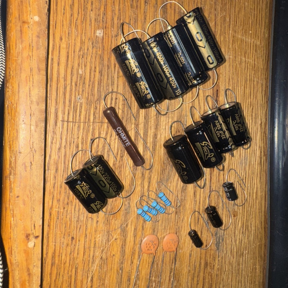 Peavey Butcher Guitar Amplifier complete Capacitor kit