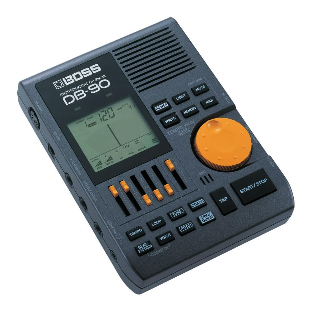 BOSS Dr. Beat DB-90 Metronome with Rhythm Training Function - For Drum/Instrumen