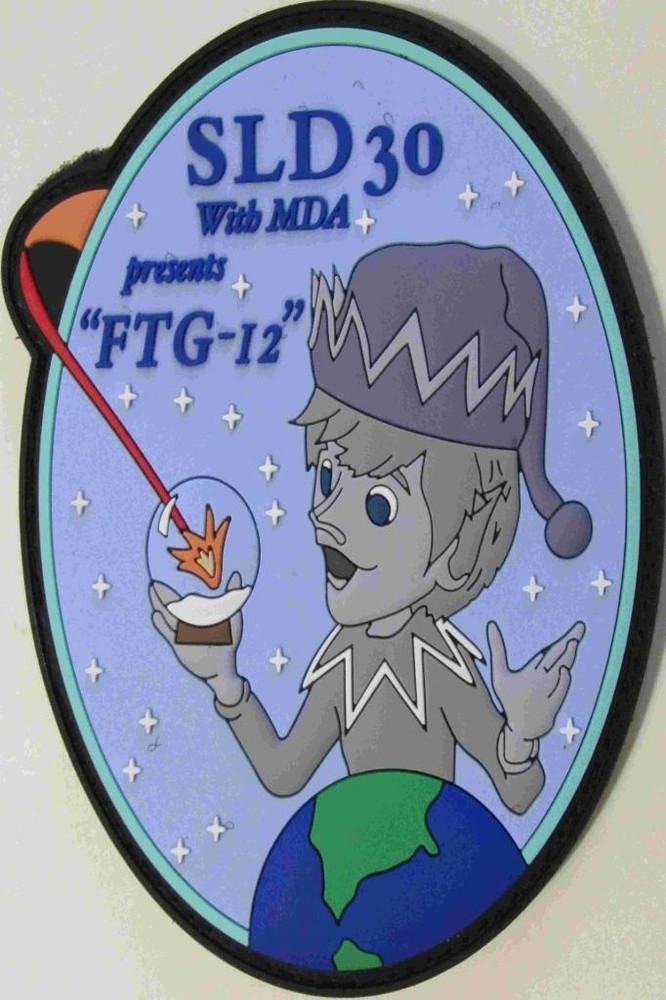 FTG-12 JACK FROST MDA FLIGHT TEST GROUND BASED INTERCEPTOR SLD30 MISSION PATCH