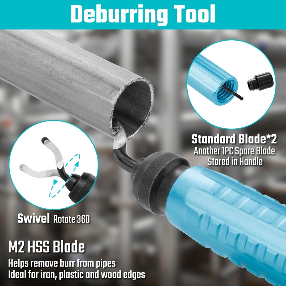 DURATECH 4-Piece Copper Tubing Cutter Set Pipe Cutter Tool Includes 1/2" 3/4"...