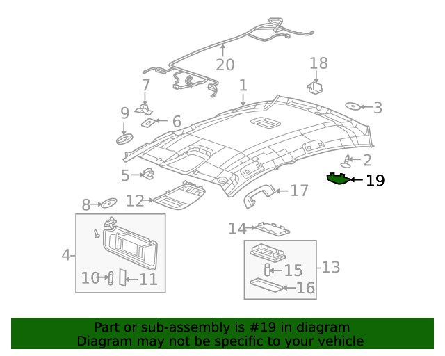 Genuine GM Indicator Bezel 9039777