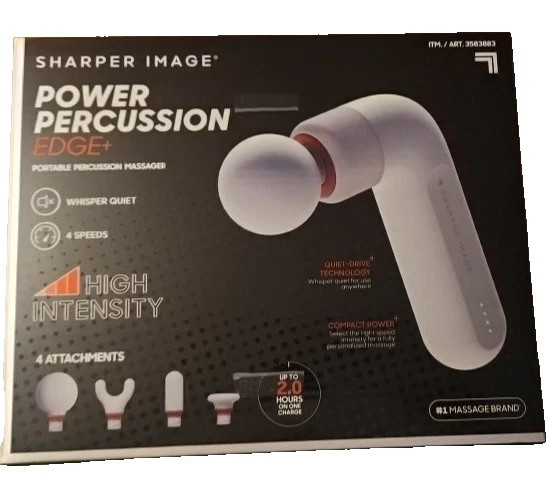 Sharper Image Power Percussion Edge+ Portable Massager
