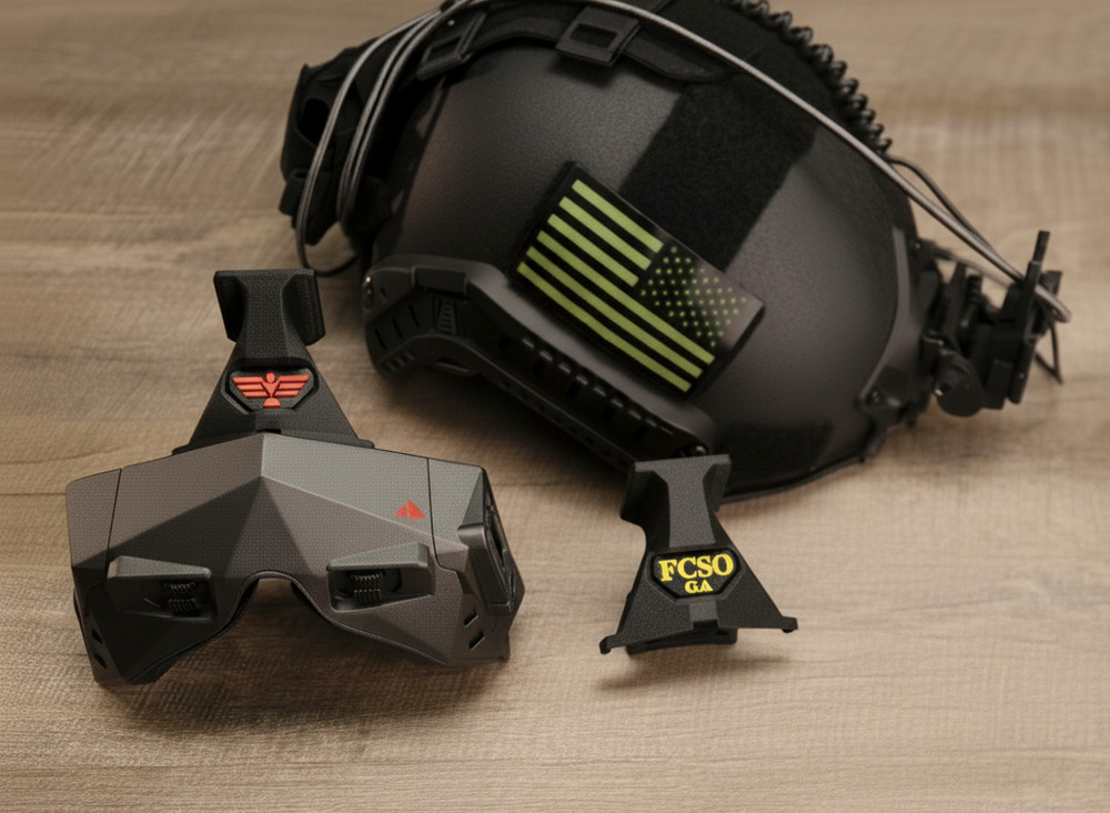 SOLID UAVS Kingcobra - Orqa FPV.One Pilot & Race Goggle Helmet Mount Adapter