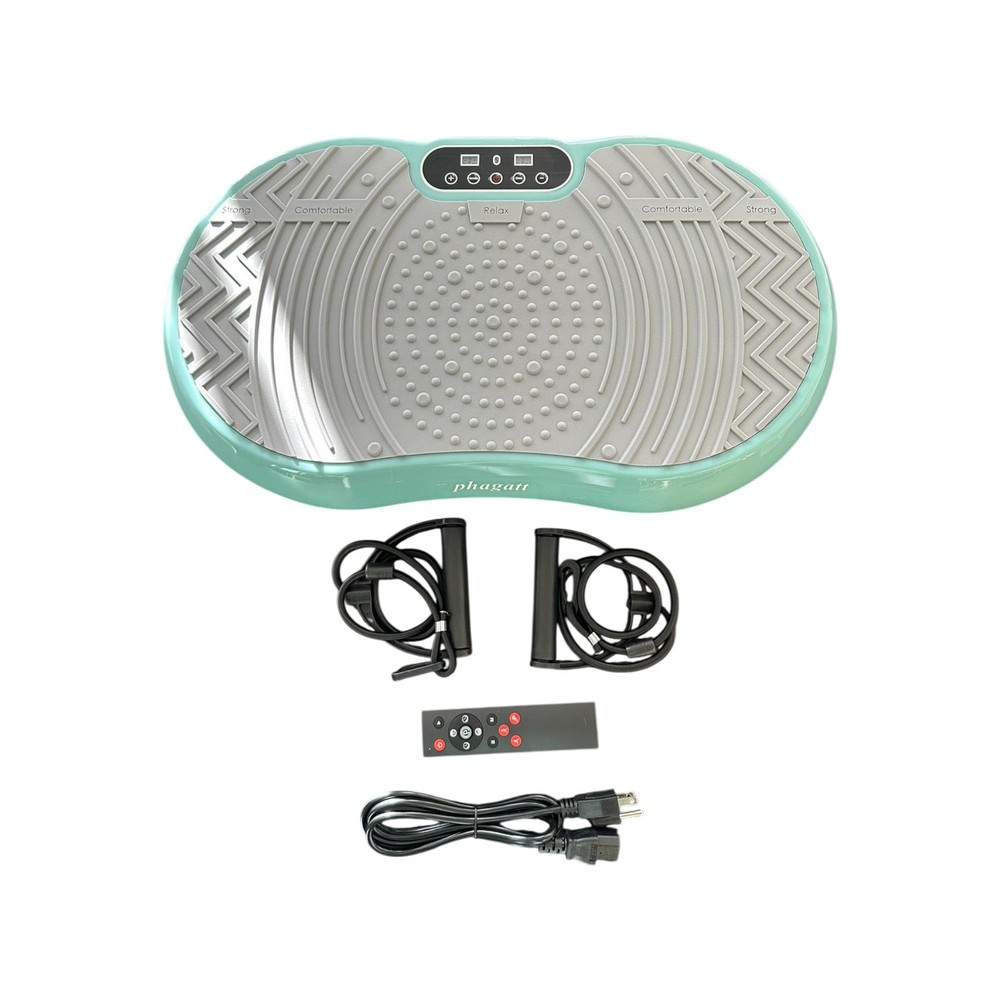 Vibration Plate Exercise Machine | Full Body Workout Platform w/ Remote & Bands