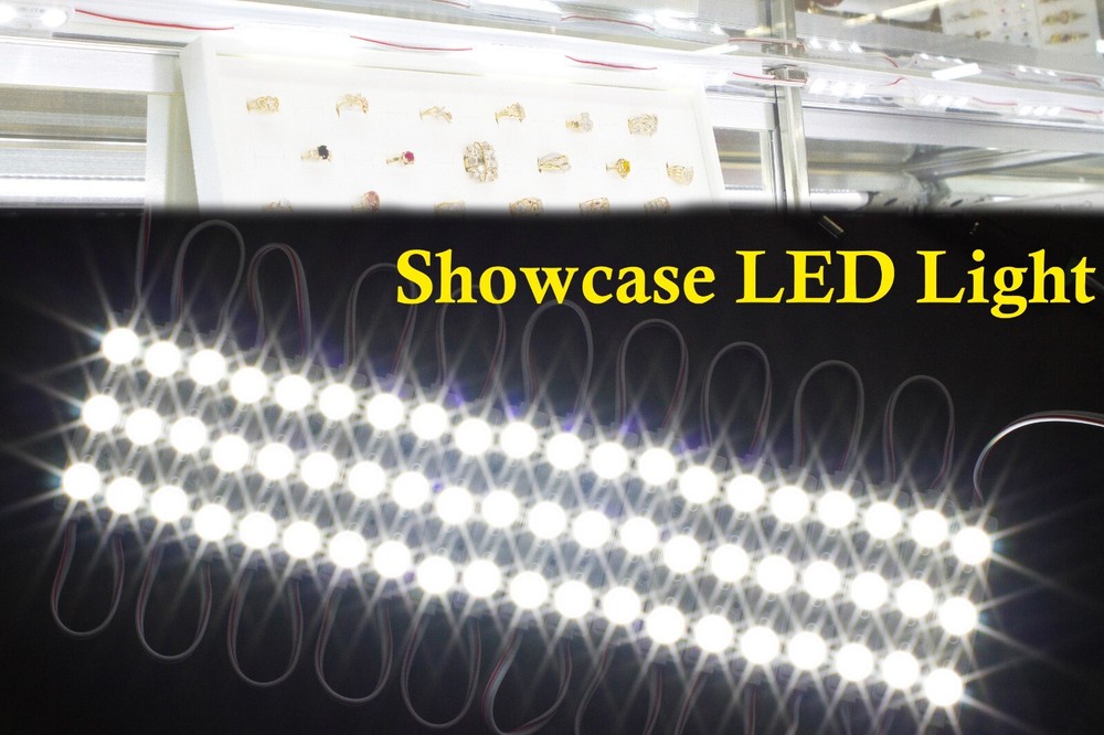 20ft Bright Showcase LED light module + Heavy Duty 24v Power supply