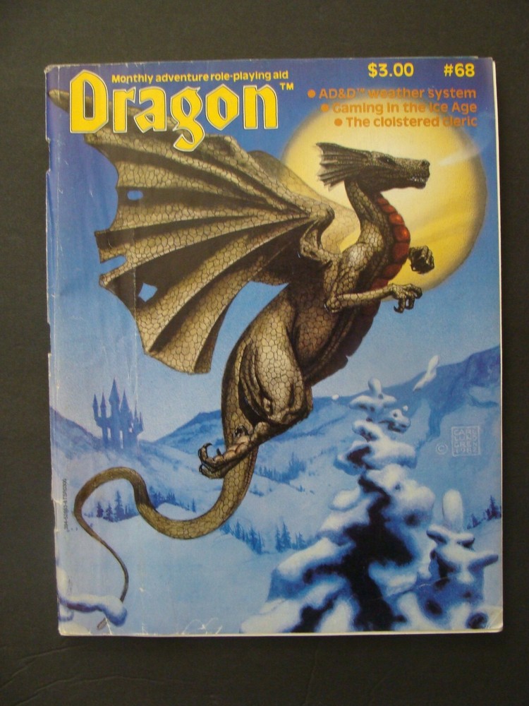 DRAGON MAGAZINE #68 Dec 1982
