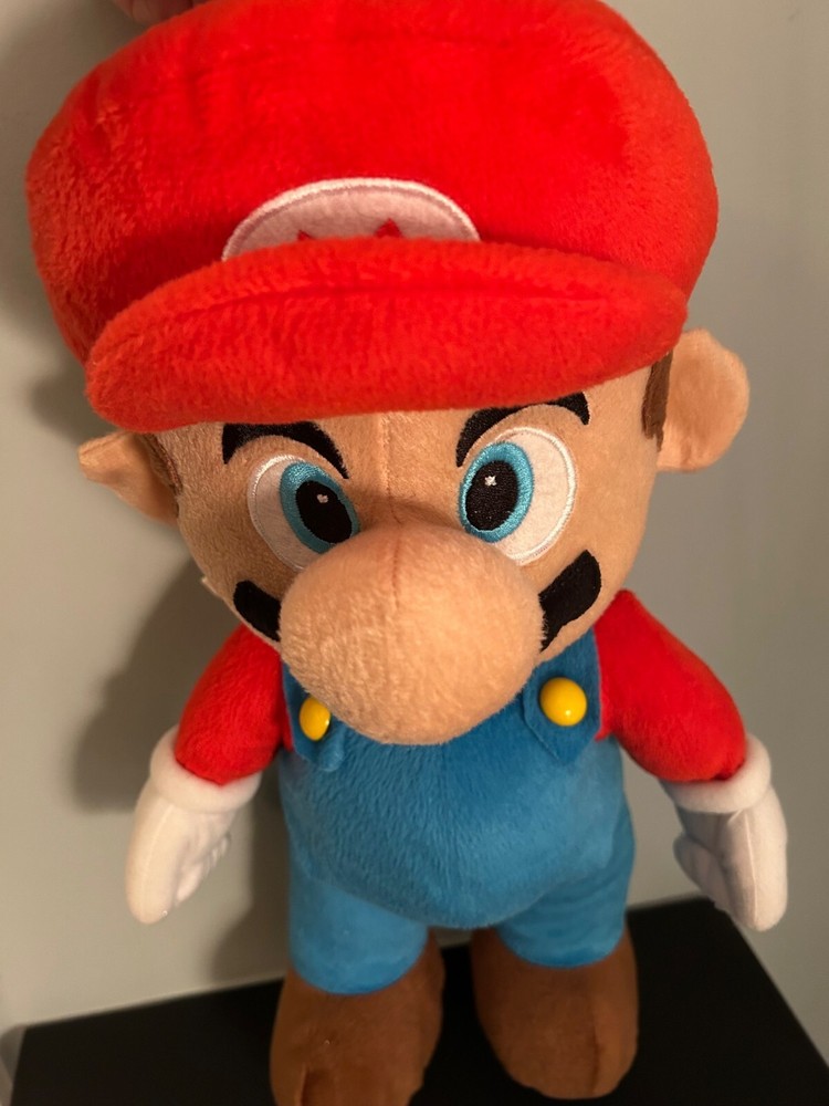Super Mario Plush Backpack Adjustable Straps 2012 Collectible Plush 16"