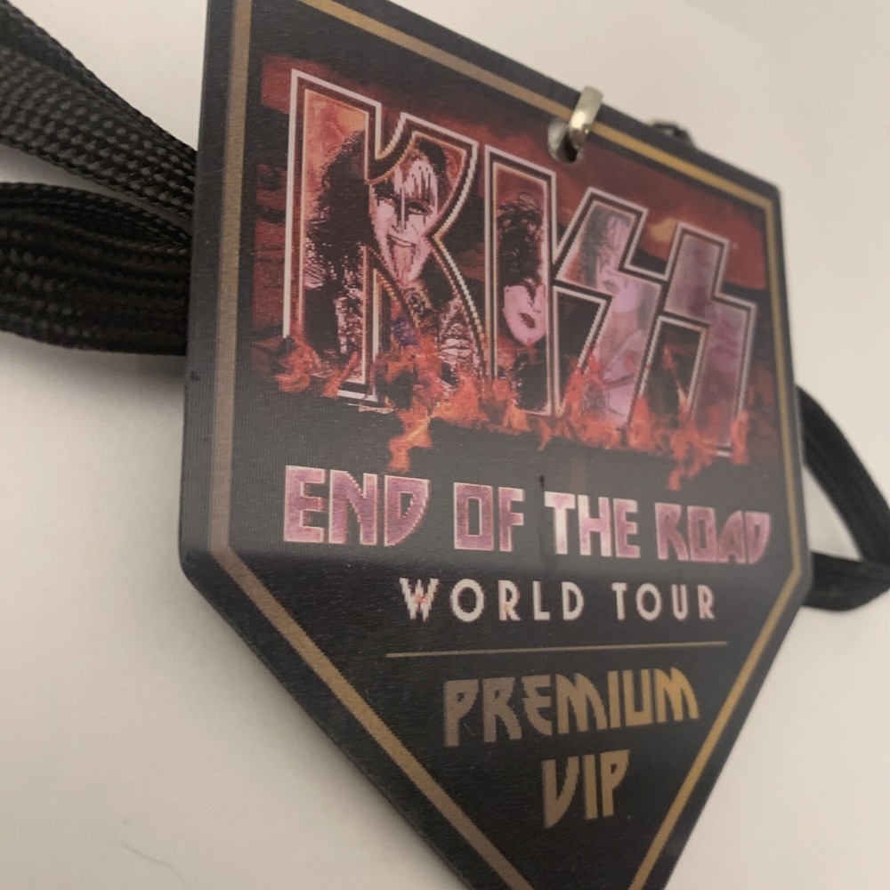 KISS End of the Road Tour 3-D Soundcheck Lanyard 2022 Version