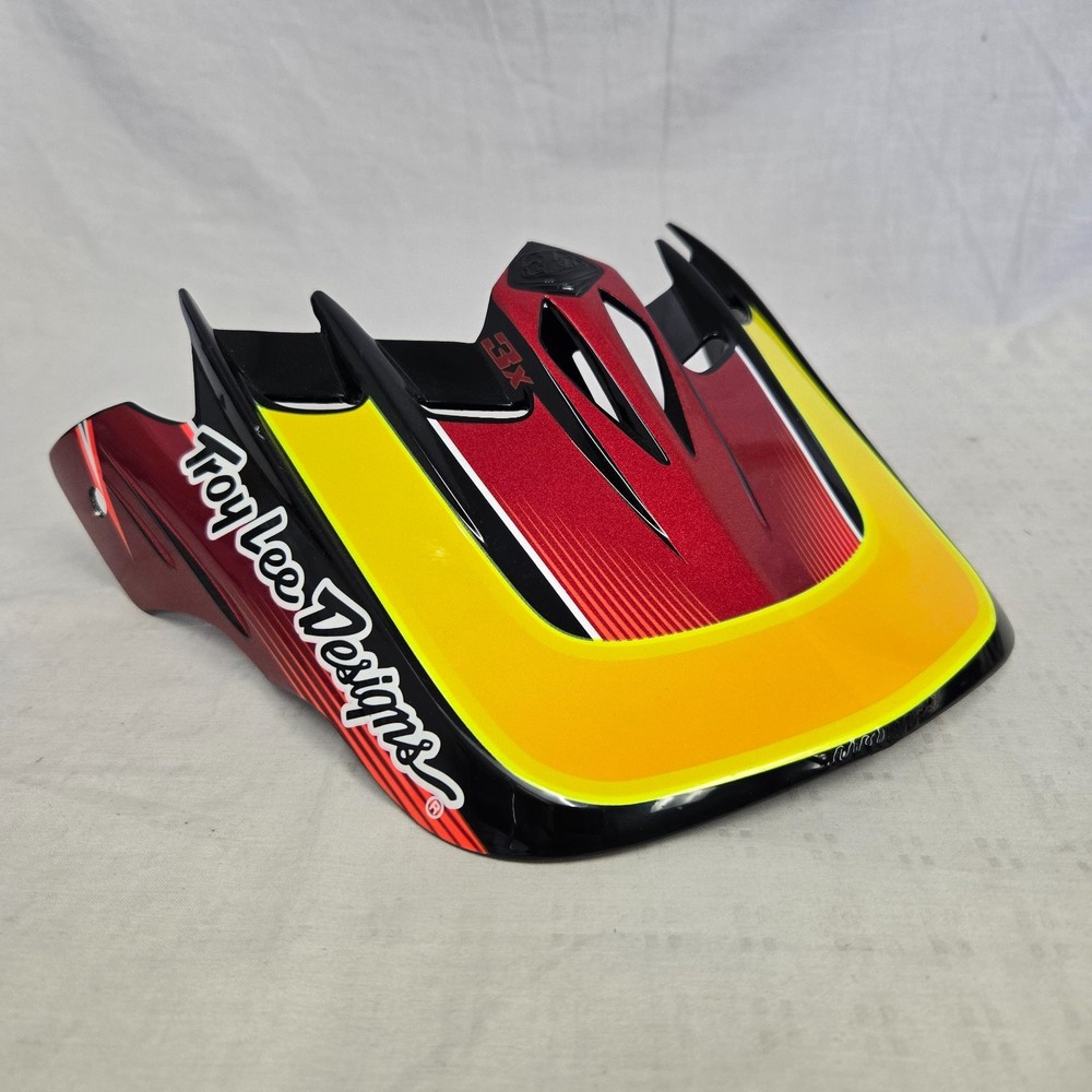 Troy Lee Designs TLD SE Orbit Helmet Replacement Visor Red / Yellow