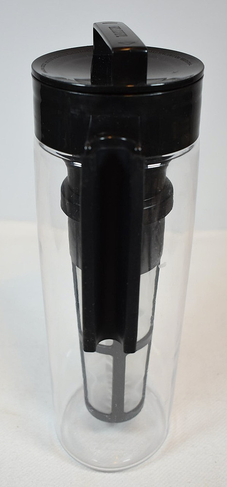 Cold Brew Coffee Maker, TAKEYA 2qt Shatterproof Black, Plastic, w/Leak-Proof Lid