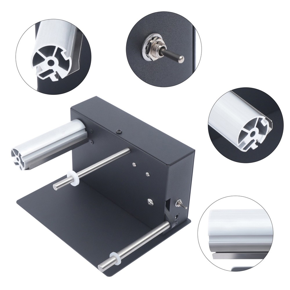 Adjustable Tag Rewinder Label Rewinder Automatic Rewinding Machine 2-Way 180mm