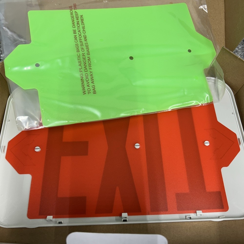 ENVOY Exit Sign Double Sided EEXA2RGWEM