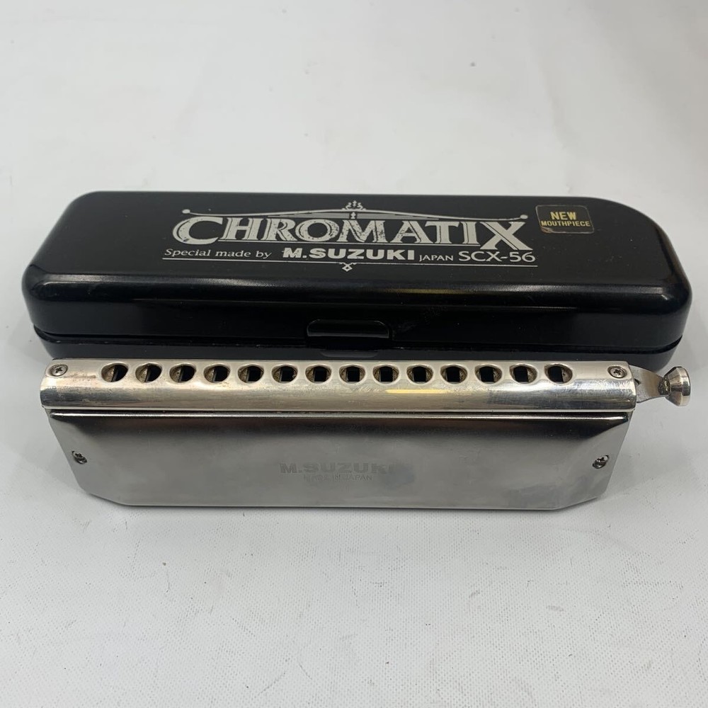 Harmonica Suzuki Instrument Chromatic Harmonica Standard Model SUZUKI SCX 56 t