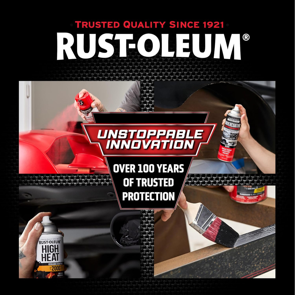 Rust-Oleum 248657 Rubberized Undercoating Spray, 15 Oz, Black