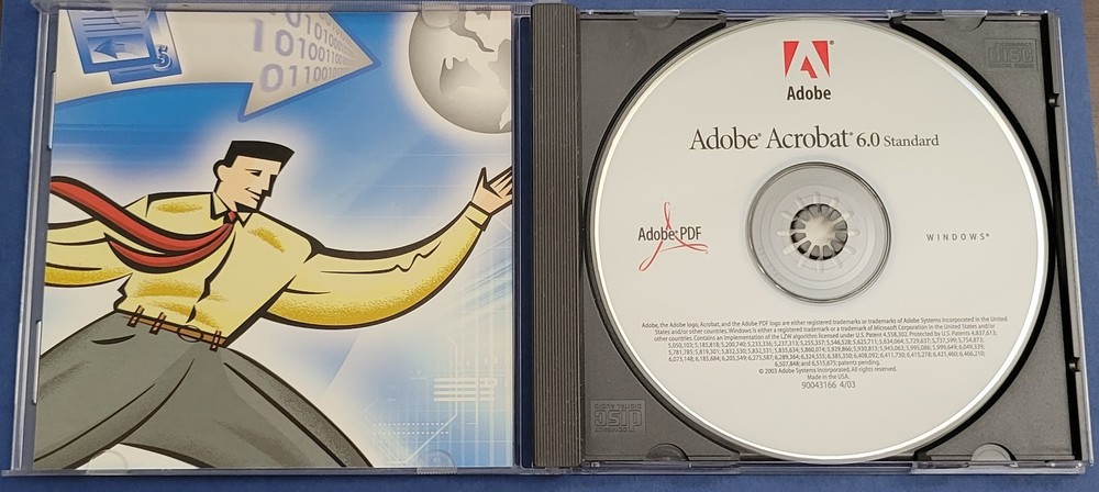 Adobe Acrobat Standard 6 for Windows with Serial Numbers CD-ROM Software