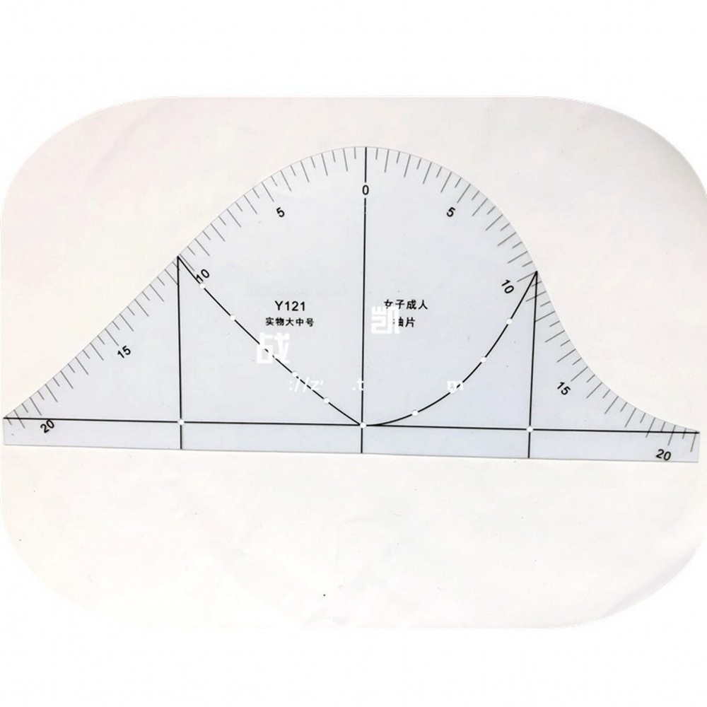 Sleeve Pattern Maker: Plastic Sewing Tailor Tool for Drawing Sleeve Prototypes
