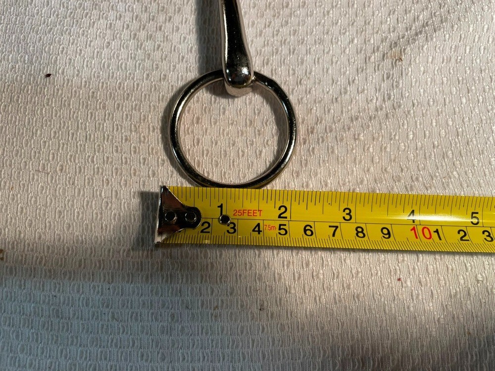 4.50 inch Loose Ring Snaffle Horse Bit