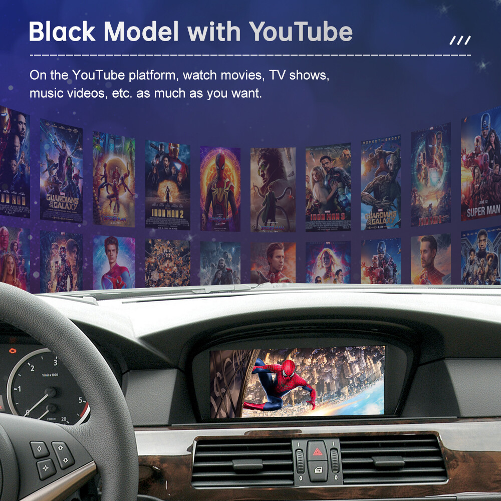 Wireless CarPlay Android Auto Kit For BMW 3 Series E90 E91 E92 E93 2008-2013 CIC