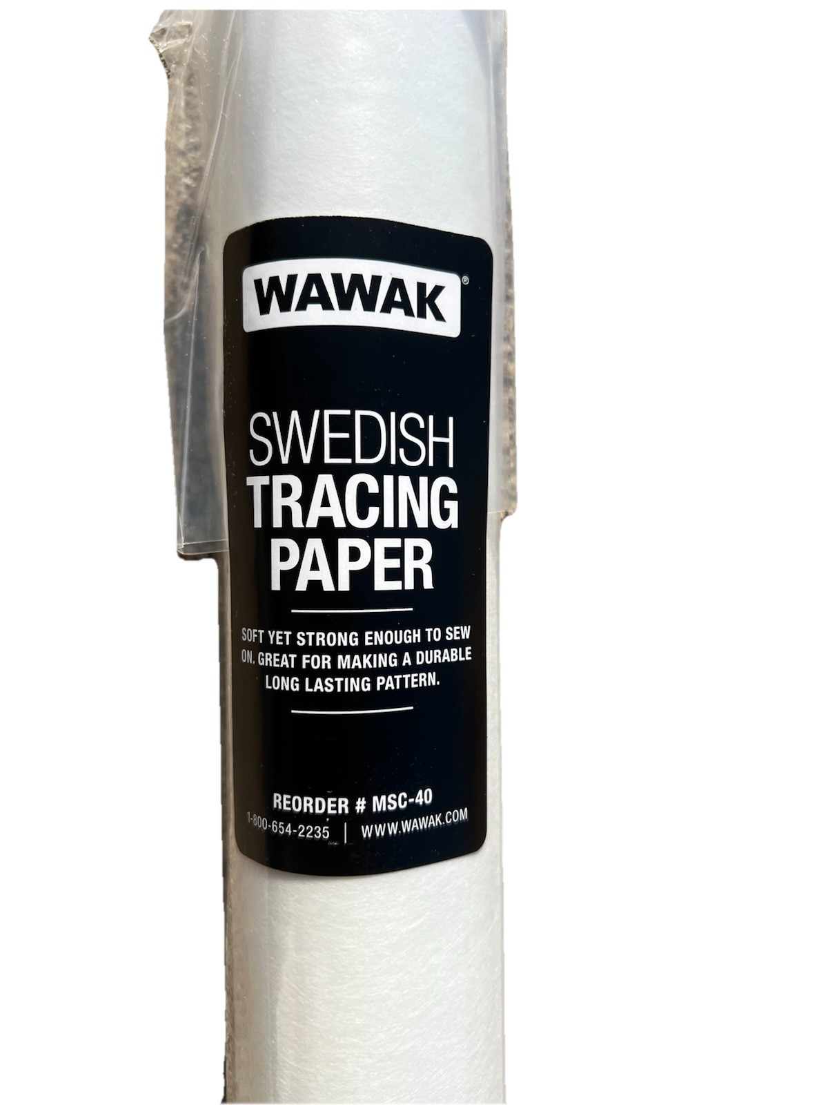 White Tracing Paper Roll for Drawing Sewing Crafts, 29” X 10 Yds. (5 Pack)