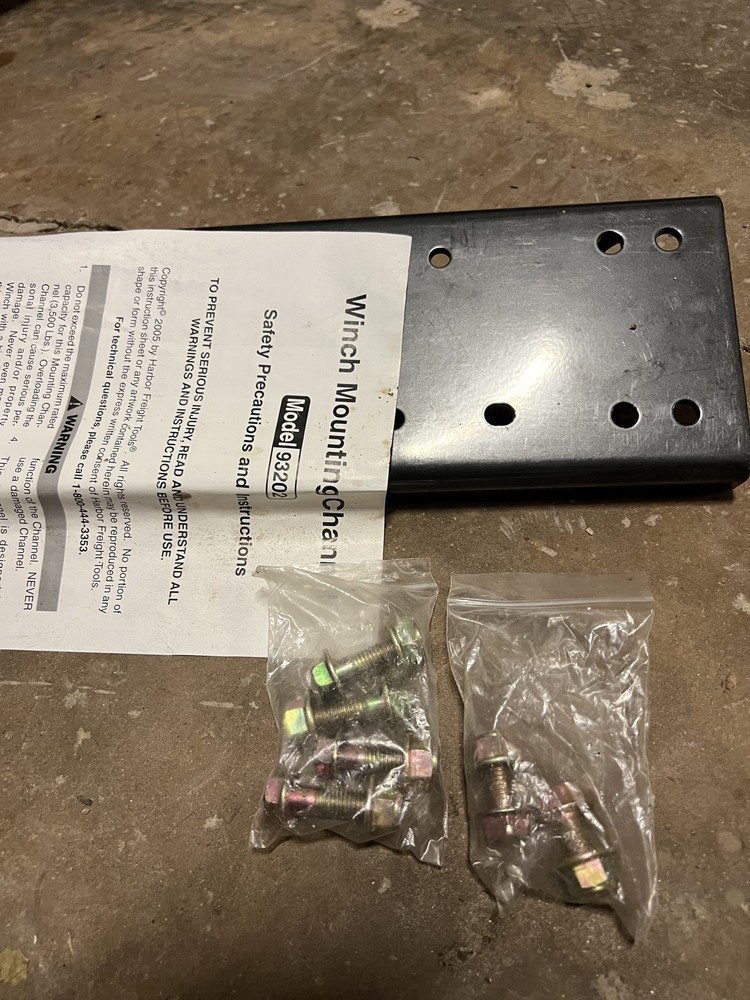 3500lbs Winch Mounting Channel Universal