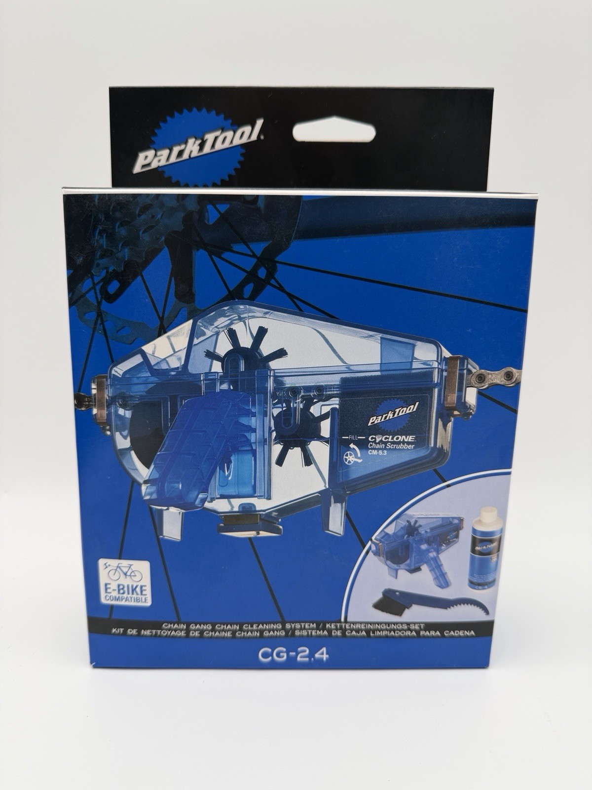 Park Tool CG-2.4 Chain Gang Bike Cleaning System CM-5.3 + CB-4 Bio + GSC-1 Brush