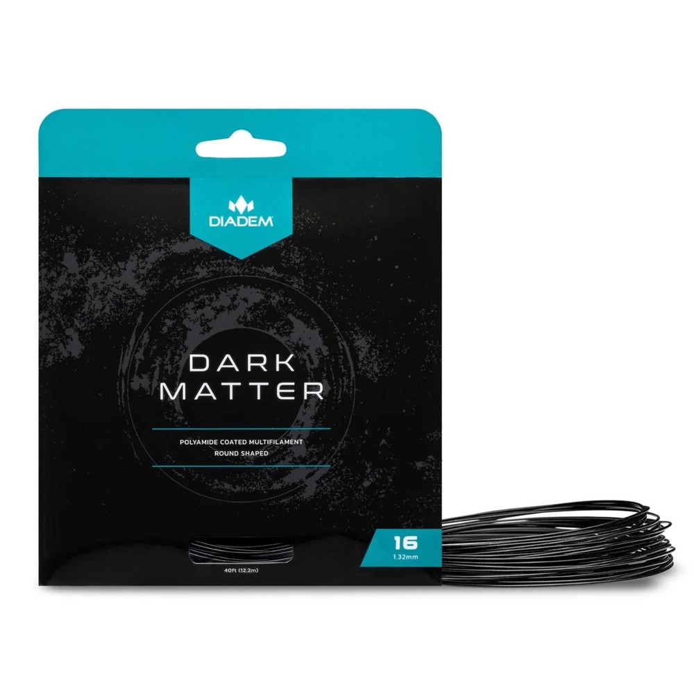 Diadem Dark Matter Tennis String Set Black, Poly Spin