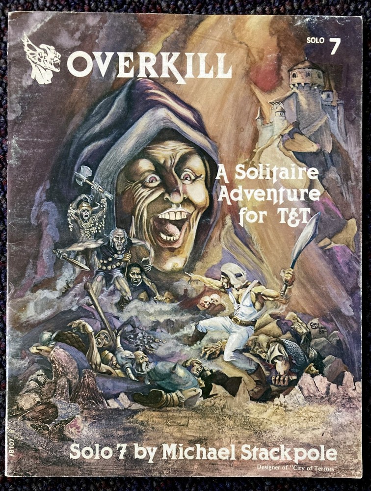 Overkill Solo 7 by Michael Stackpole Flying Buffalo Games