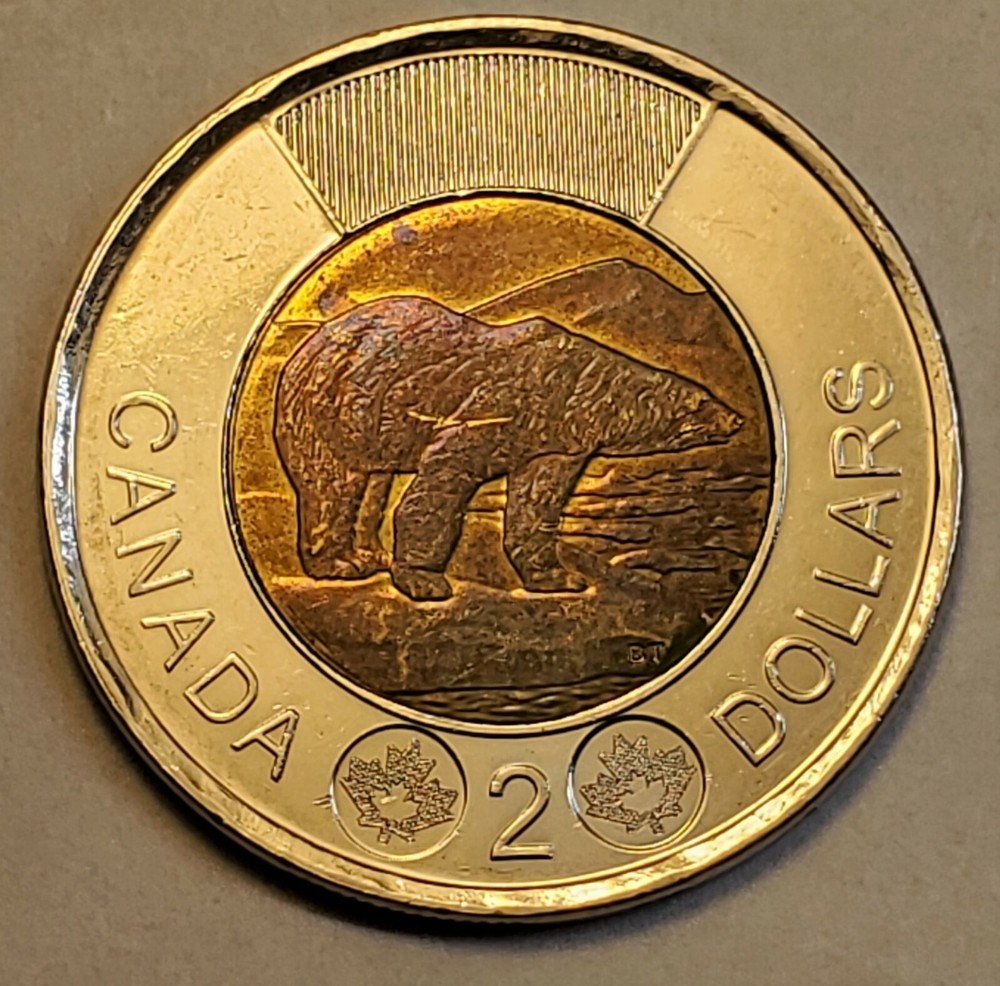 2016 CANADA 2 Dollar Toonie Coin T