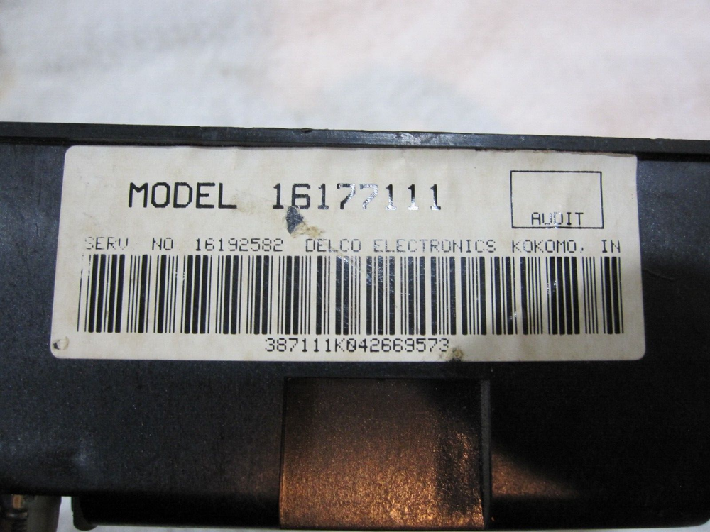 Corvette C4 Programmer Climate control Rebuilt 94-95-96 core deposit included