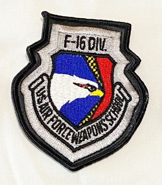 1980's-90's USAF F-16 Division Weapons School Squadron Patch