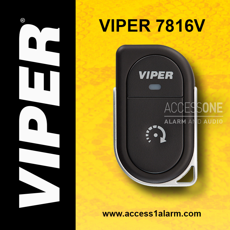 Viper 7816V 2-Way 1-Button Replacement Remote Control For Viper DS3 or DS4
