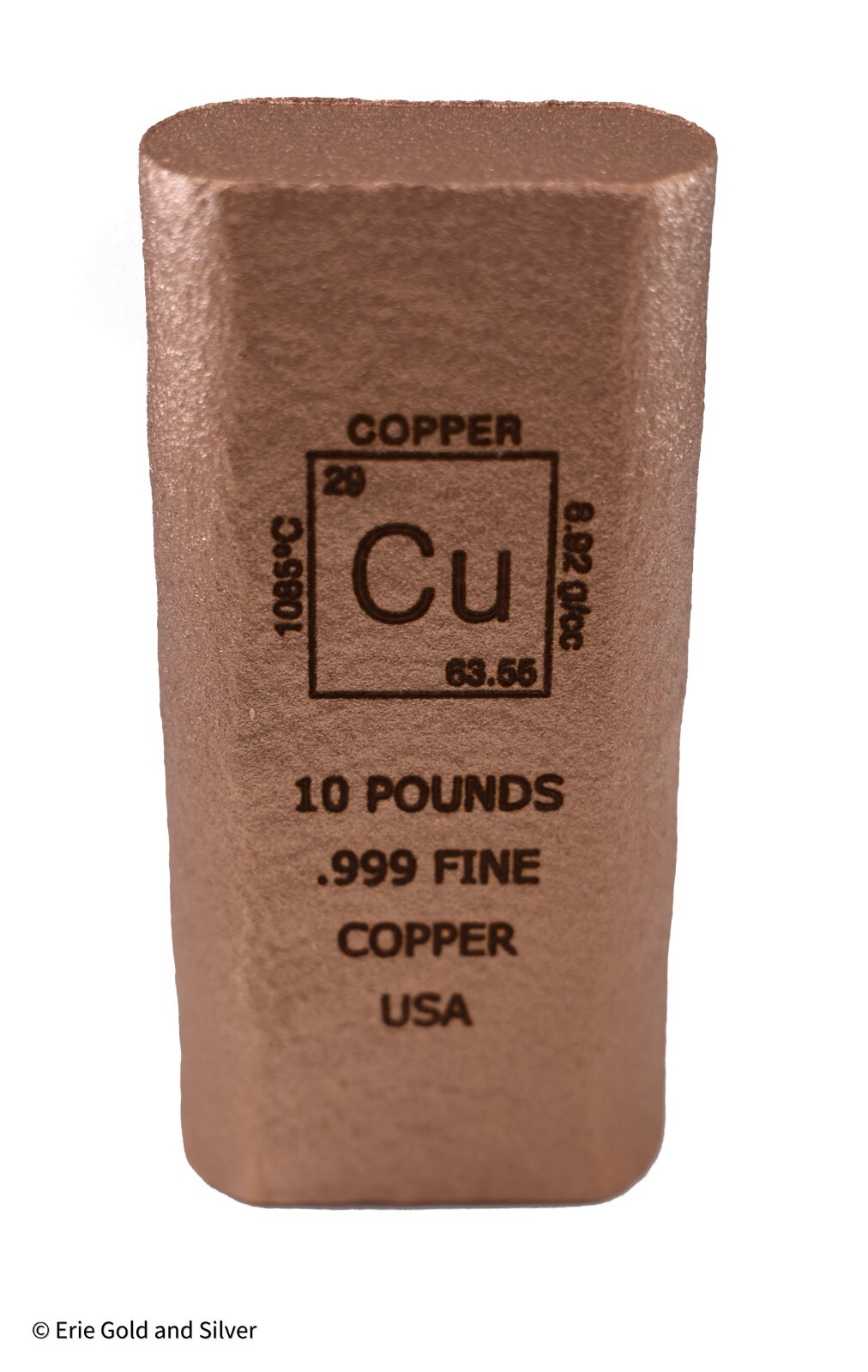 10 Pounds Fine Copper Bar Rectangle Ingot Element Design | 10lbs