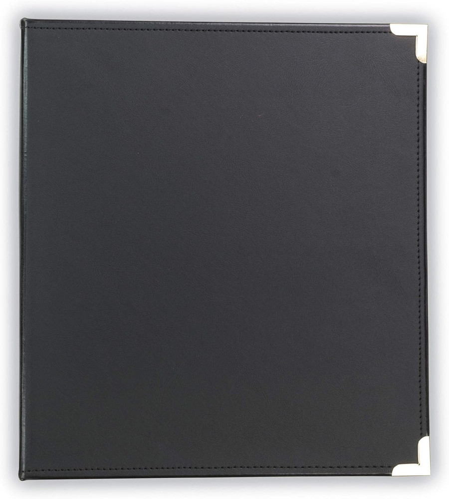 Classic Collection Leather 3 Ring Binder, Executive Presentation Portfolio, 0.5