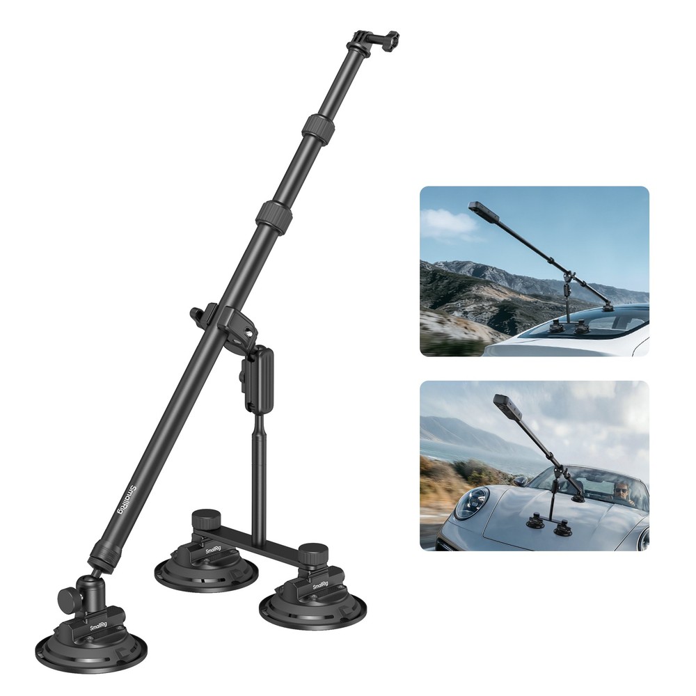 SmallRig Vehicle Suction Cup Support Kit for Action Cameras