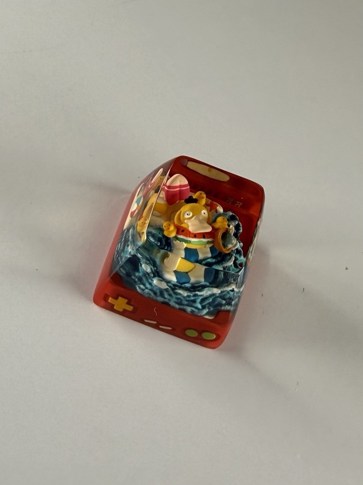 s-craft pokemon artisan keycap - psyduck - cherry mx