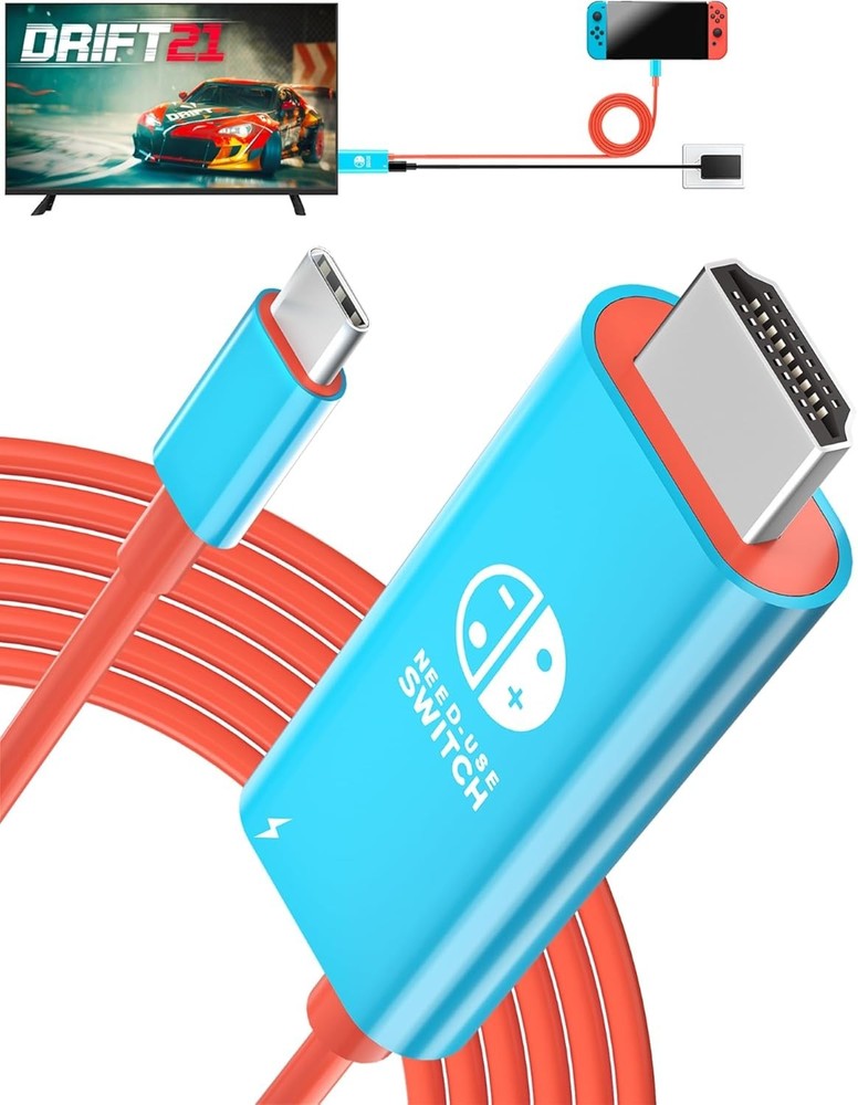 Versatile Portable Dock Adapter for Switch/OLED/Steam Deck - Plug & Play