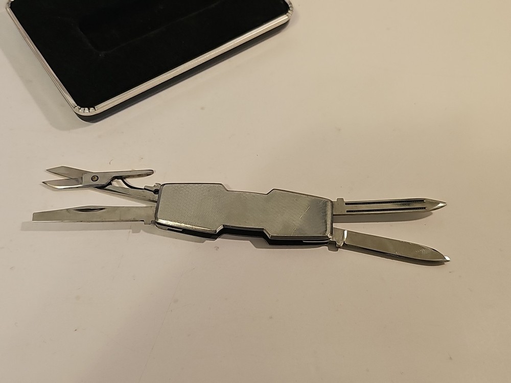 Pocket Knife Multi Tool AS Stainless Japan, Excellent With Case