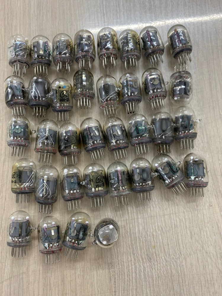 36Pcs IN-2 ИН-2 Nixie Tubes For Parts - Vintage Electronics Display