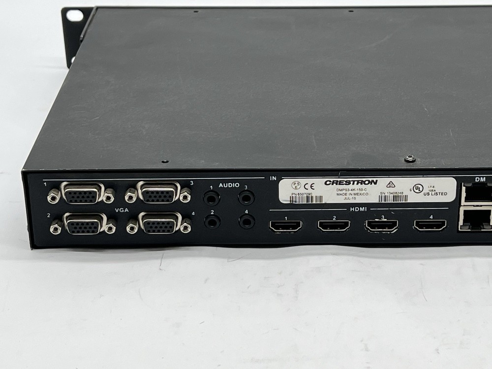 Crestron DMPS3-4K-150-C 4K Digital Media Presentation System with Power Cable