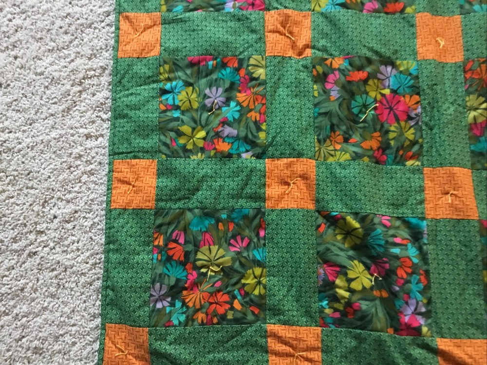 Prayers & Squares Prayer Quilt Ministry Lap Patchwork Quilt 48x38