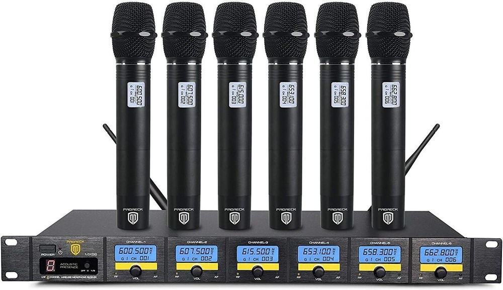 RK MX66 6-Channel UHF Wireless Mic System