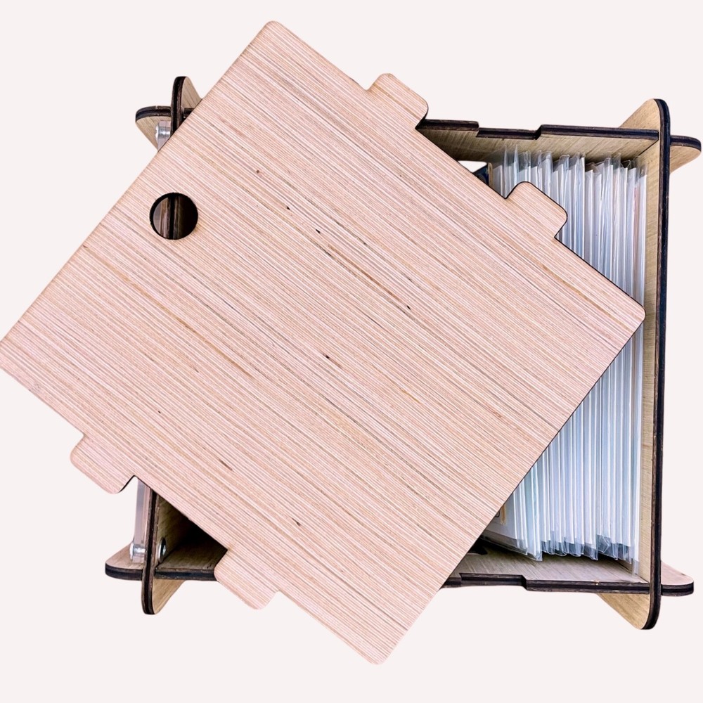 Compact Comic Storage Box - Smaller Than A Short Box - Fits Standard Bookcases