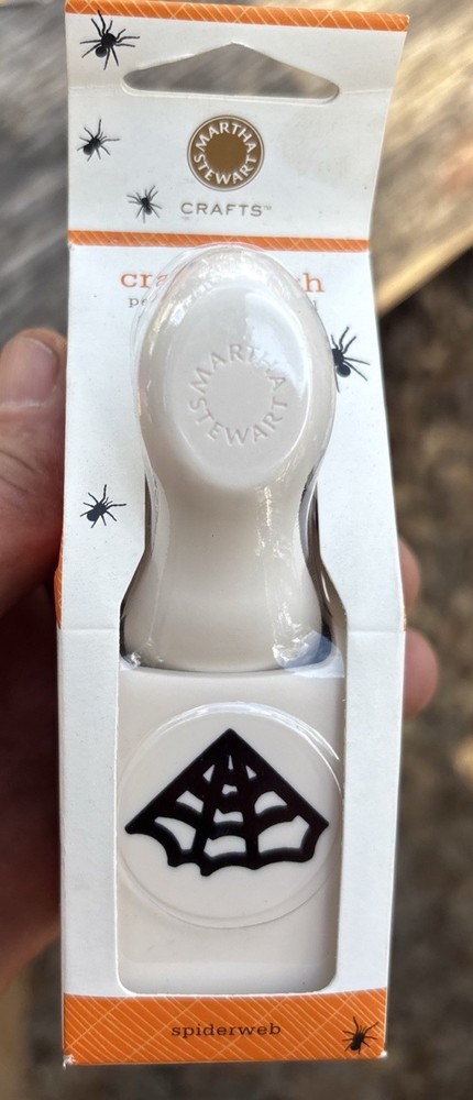 Martha Stewart SPIDER WEB Paper Punch - Halloween