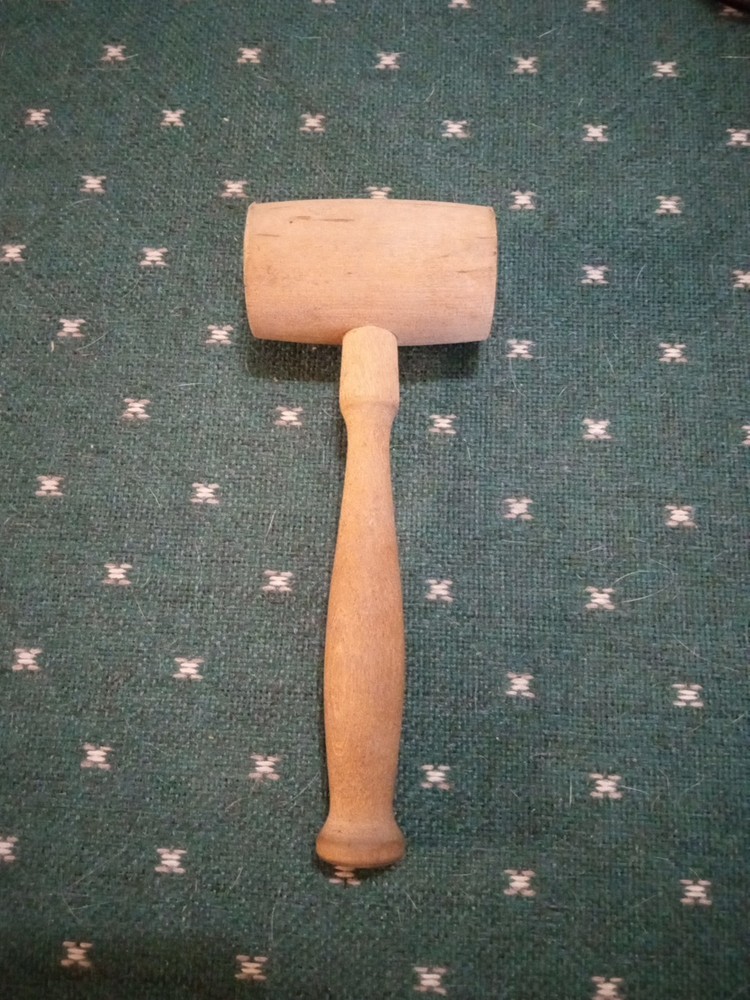 Wooden Handmade Gavel Decent Condition Condition Basic Design Vintage Rare USA