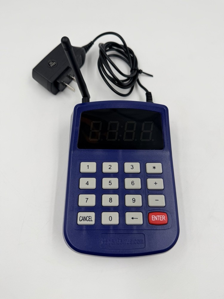 Pager Genius Restaurant Coaster Keyboard Paging Transmitter Replacement