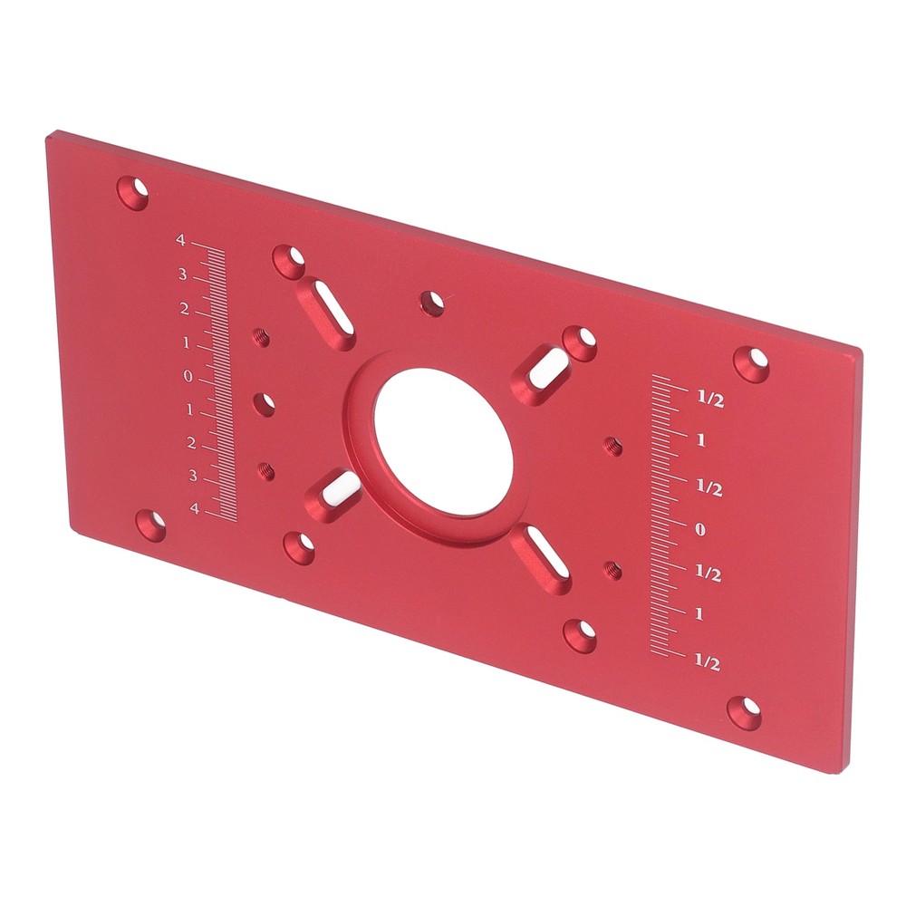 Router Table Insert Plate Lift System Base Board Accessory For Woodworking Red