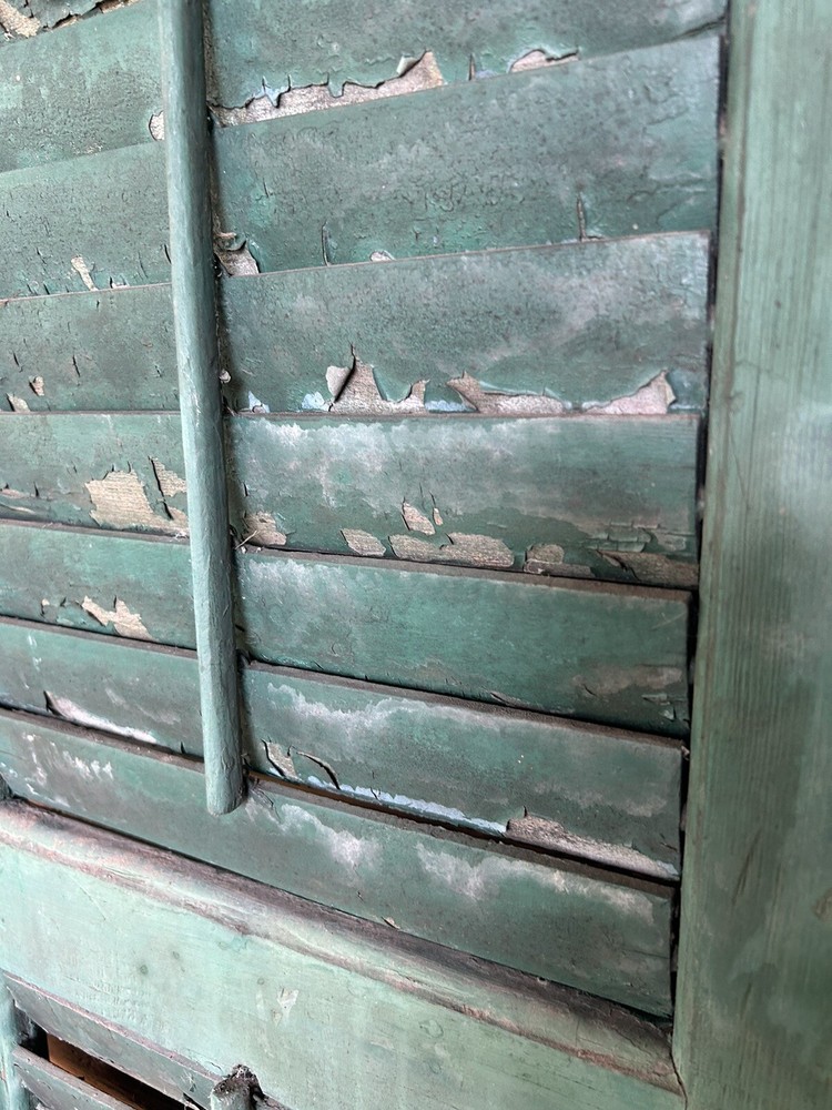 Vintage Wood Arched Window Shutters