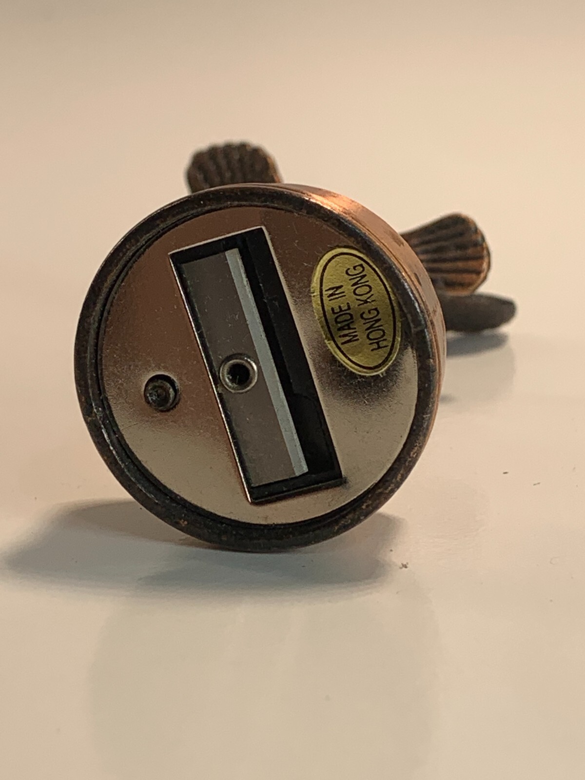 Vintage Metal Pencil Sharpener Reno Nevada Eagle Statue Casino Souvenir PSA3