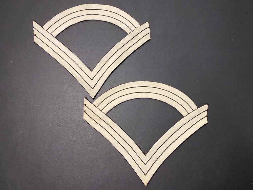SPANAM, 1872-1899, INFANTRY, SERGEANT MAJOR, CHEVRONS, MATCHED SET